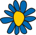 blaues Blümchen